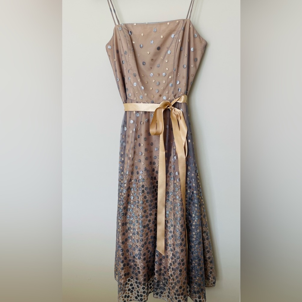 Sparkly A-Line Midi Dress